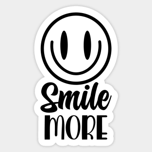 Smile More Sticker